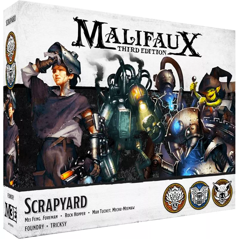 Malifaux Scrapyard Title Box En