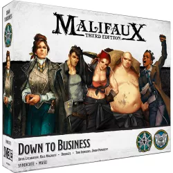 Malifaux Down To Business Title Box En
