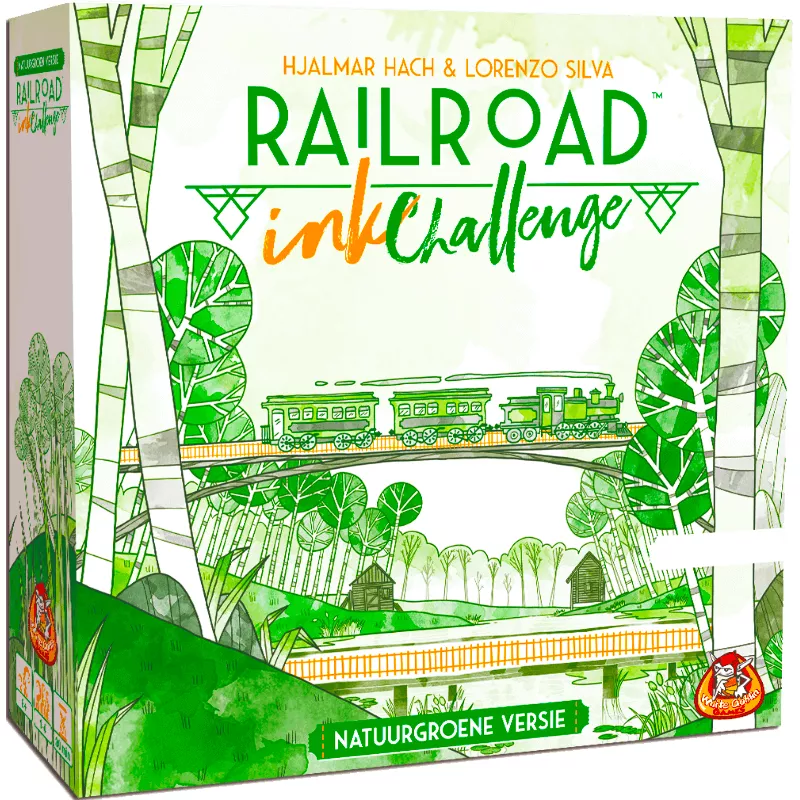 Railroad Ink Lush Green Edition | White Goblin Games | Family Board Game | Nl