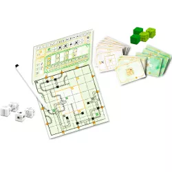 Railroad Ink Lush Green Edition | White Goblin Games | Family Board Game | Nl