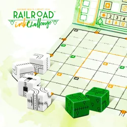 Railroad Ink Lush Green Edition | White Goblin Games | Family Board Game | Nl