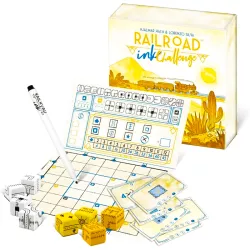 Railroad Ink Shining Yellow Edition | White Goblin Games | Family Board Game | Nl