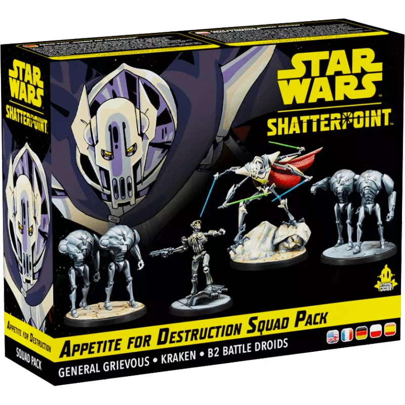 Star Wars Shatterpoint Appetite For Destruction General Grievous Squad Pack En Fr De Pl Sp