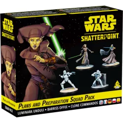 Star Wars Shatterpoint Plans and Preparation Luminara Unduli Squad Pack En Fr De Pl Sp