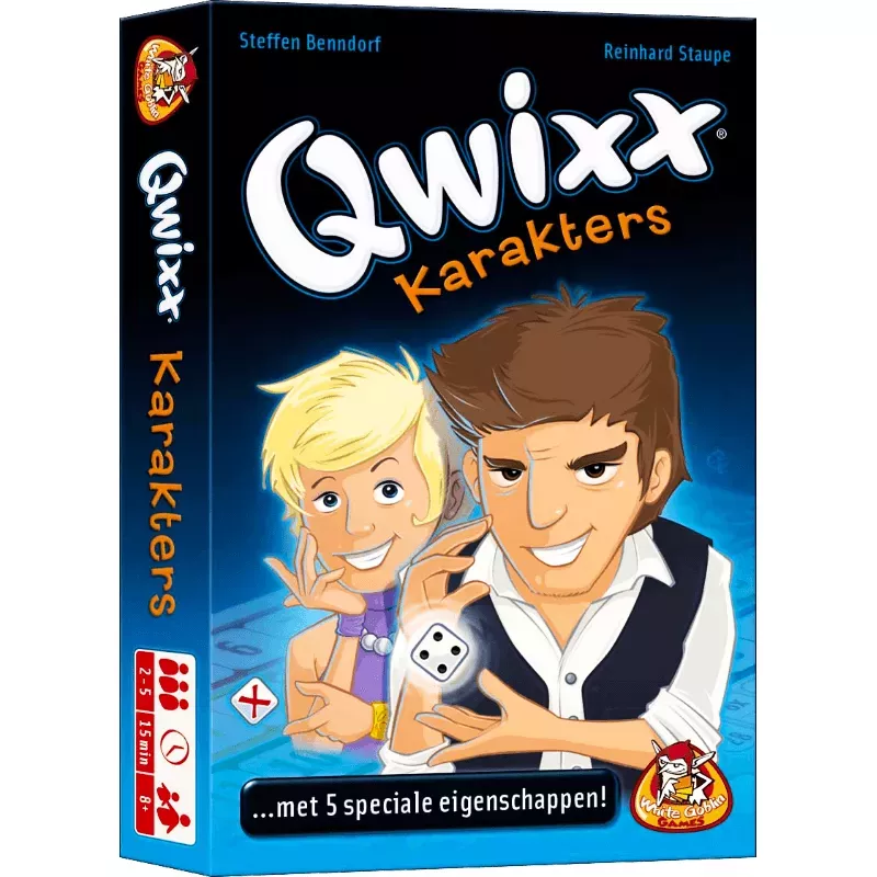 Qwixx Caractères | White Goblin Games | Jeu De Dés | Nl