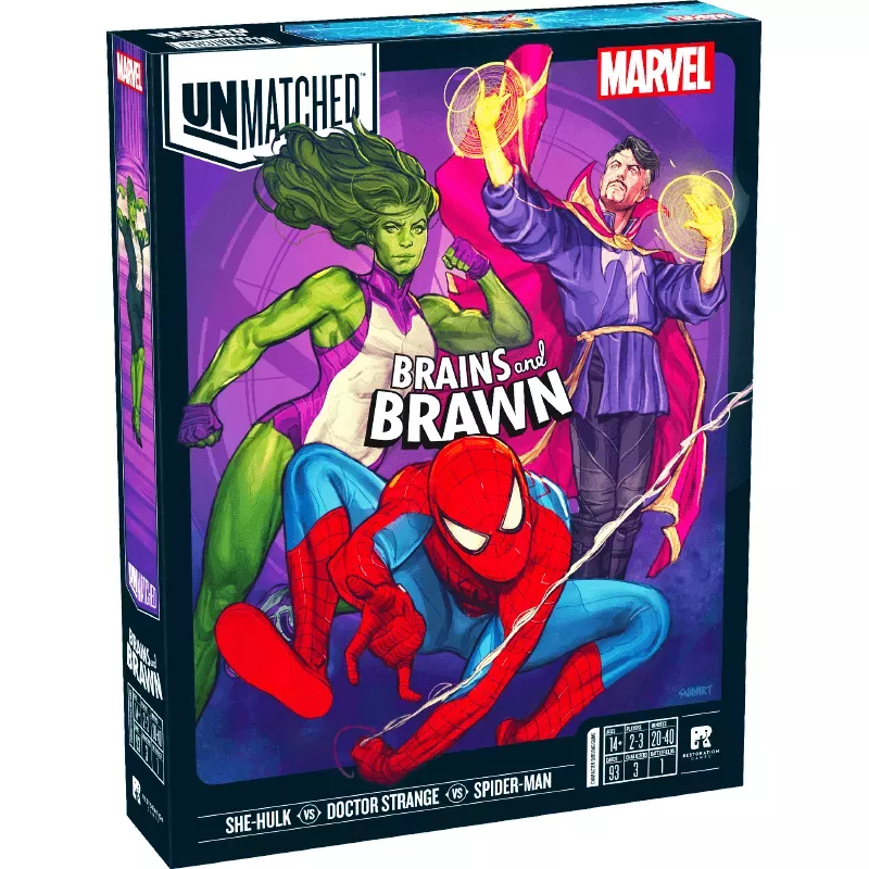 Unmatched Marvel Brains And Brawn | Restoration Games | Jeu De Société De Combat | En