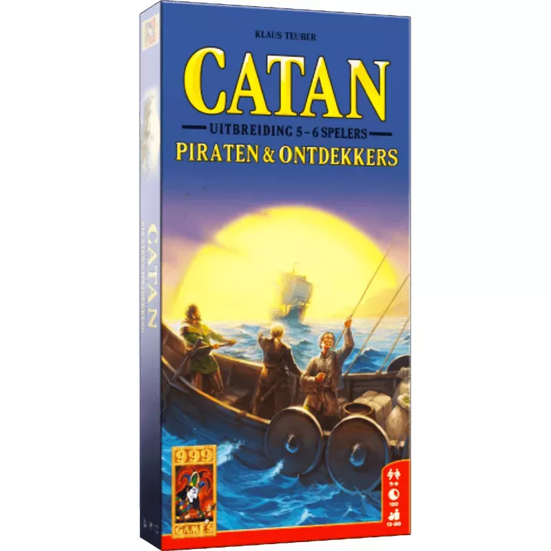 CATAN Explorers & Pirates 5/6 Player Extension | 999 Games | Family Board Game | Nl