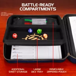 RPG Organizer Case Édition Collector Bleu | ENHANCE Gaming