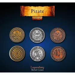 Legendary Metal Coins Pirate Set | Drawlab Entertainment