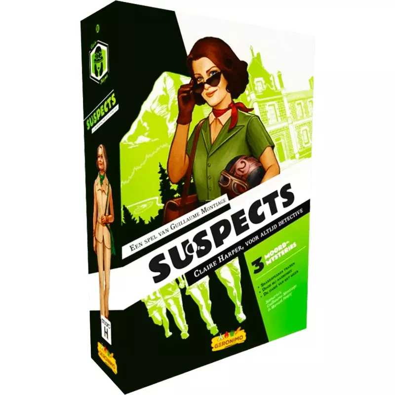 Suspects Claire Harper Eternal Investigator | Geronimo Games | Kooperatives Brettspiel | Nl