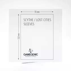 Matte Board Game Sleeves Scythe / Lost Cities 72x112mm Color Code Magenta 60Pcs | Gamegenic