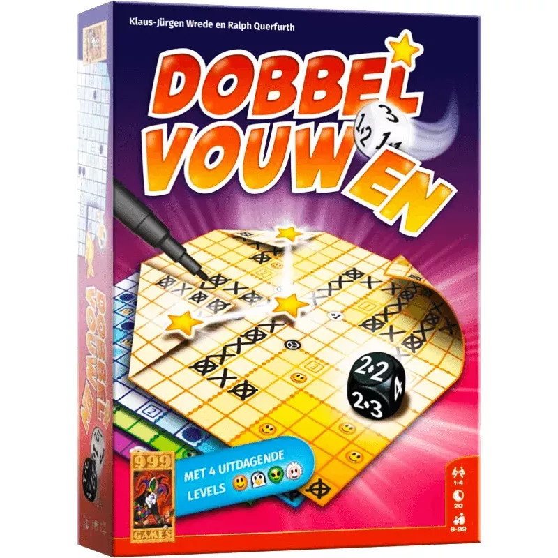 Dobbel Vouwen | 999 Games | Dobbelspel | Nl