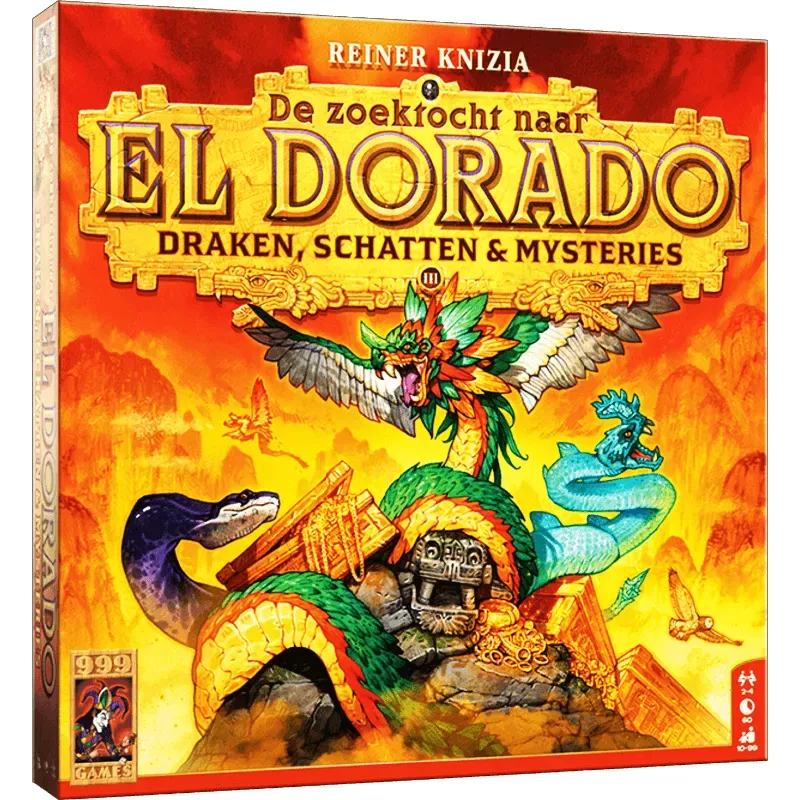 The Quest For El Dorado Dragons, Treasures & Mysteries | 999 Games | Familienabenteuer-Brettspiel | Nl