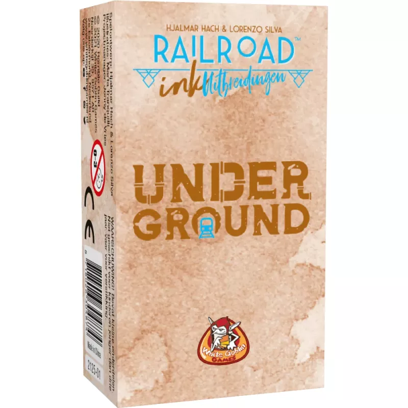 Railroad Ink Würfelerweiterung U-Bahn | White Goblin Games | Familien-Brettspiel | Nl