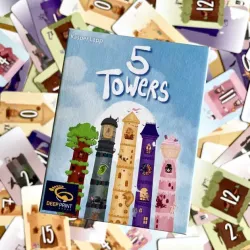 5 Towers | White Goblin Games | Card Game | Nl