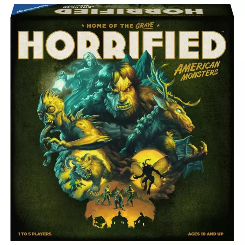 Horrified American Monsters | Ravensburger | Family Board Game | En