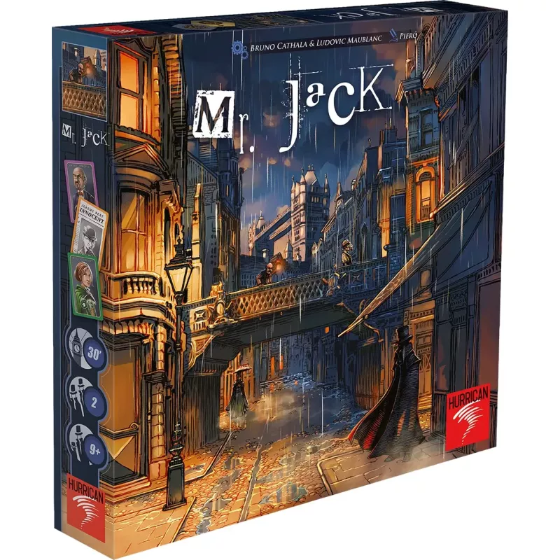 Mr. Jack | Hurrican Games | Jeu De Société Stratégique | Nl Fr De