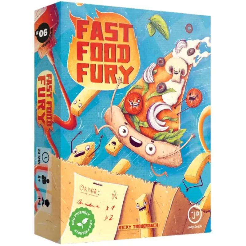 Fast Food Fury | Jolly Dutch Production | Jeu De Société De Fête | Nl En Fr De