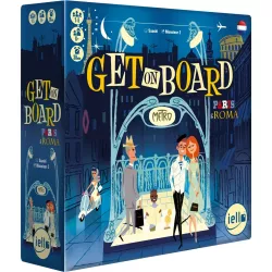 Get On Board Paris & Roma | Iello | Familien-Brettspiel | Nl