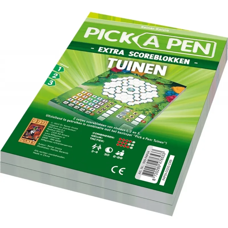 Pick A Pen Gardens Blocs De Score Supplémentaires | 999 Games