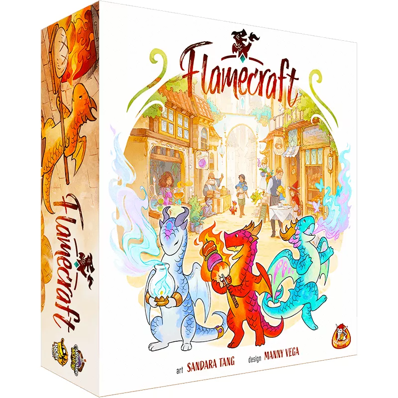 Flamecraft | White Goblin Games | Family Board Game | Nl