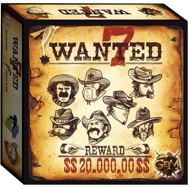 Wanted 7 | Intrafin Games | Family Board Game | Nl En Fr It