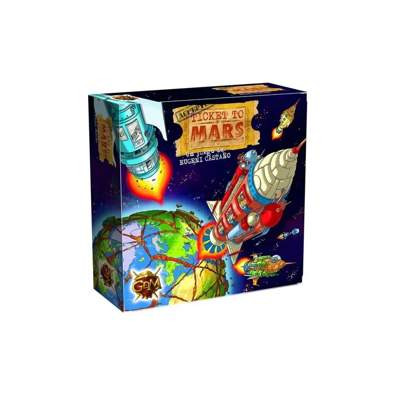 Ticket To Mars | Intrafin Games | Family Board Game | Nl En Fr It