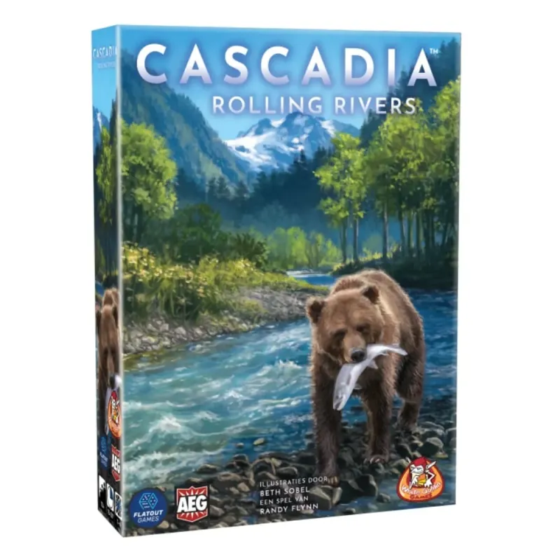 Cascadia Rolling Rivers | White Goblin Games | Family Board Game | Nl