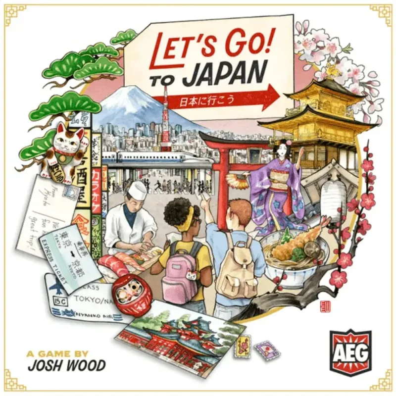 Let's Go! To Japan | White Goblin Games | Family Board Game | Nl