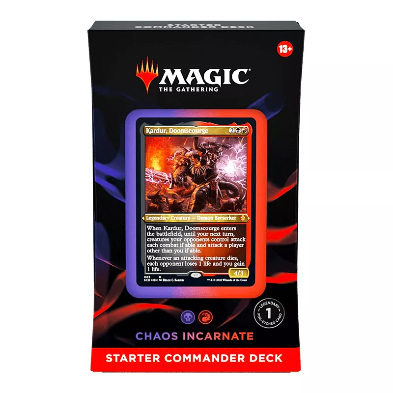 Magic The Gathering Evergreen Starter Commander Deck Chaos Incarnate En