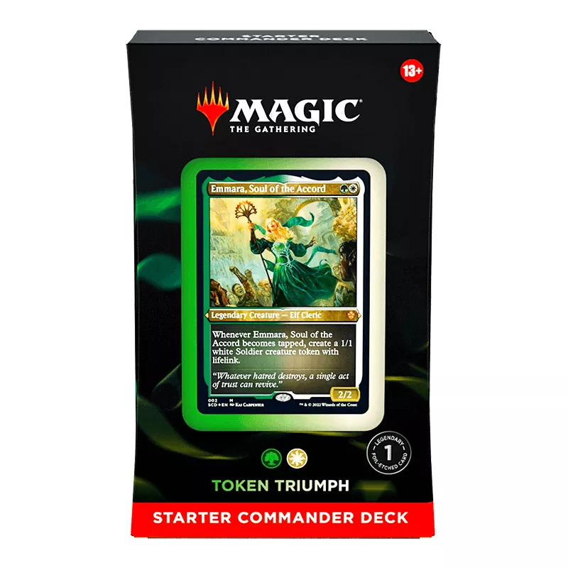 Magic The Gathering Evergreen Starter Commander Deck Token Triumph En