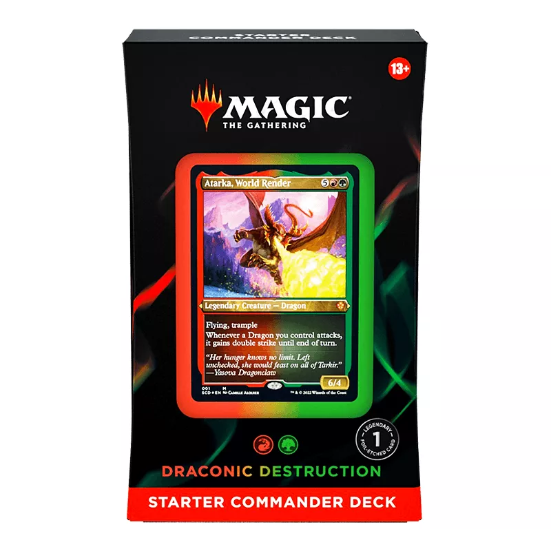 Magic The Gathering Evergreen Starter Commander Deck Dragonic Destruction En