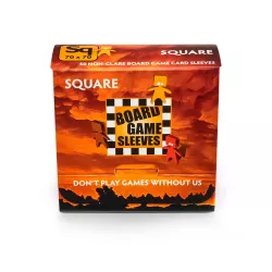 Board Games Sleeves Non-Glare Square (70x70mm) 50 Pcs