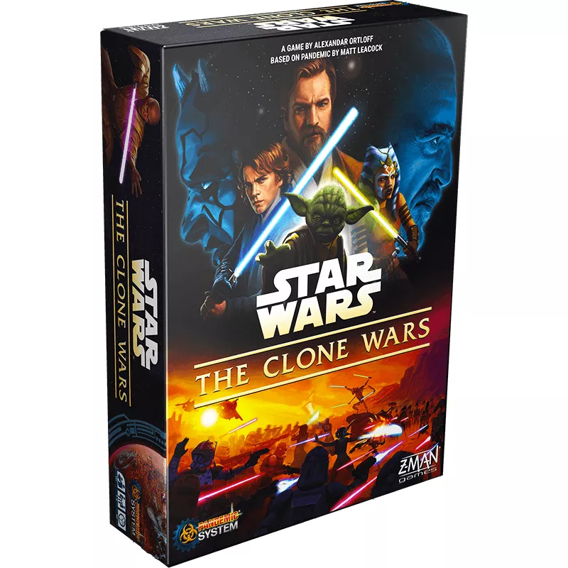 Star Wars The Clone Wars | Z-Man Games | Strategy Board Game | En