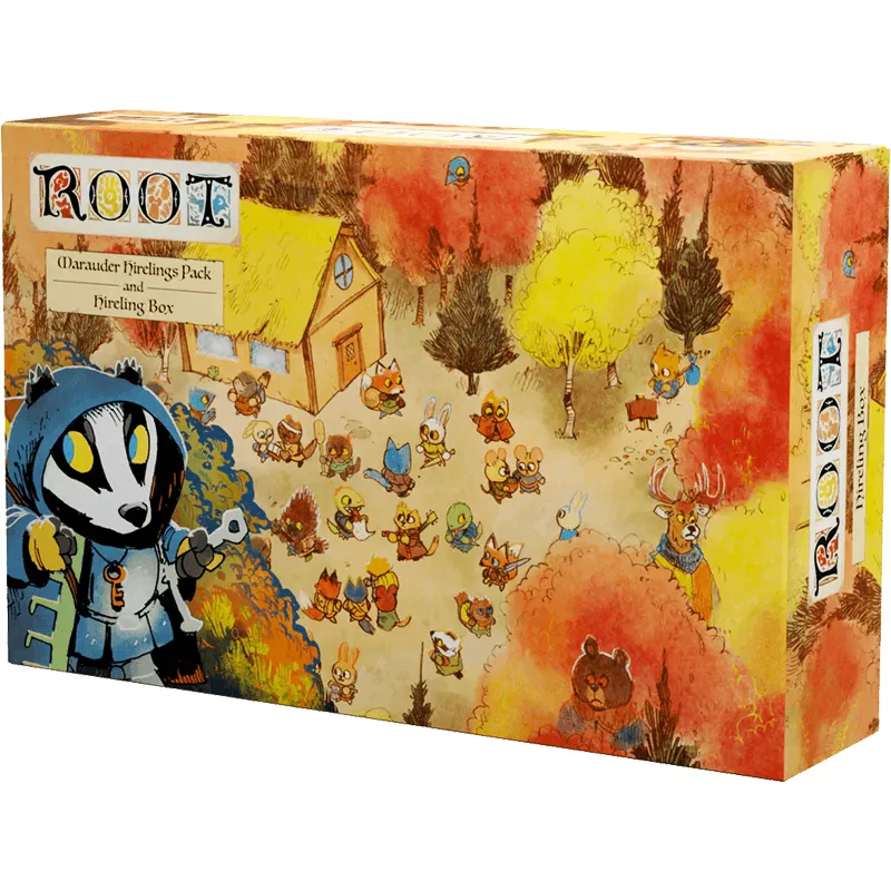 Root Marauder Hirelings Pack & Hireling Box | Leder Games | Strategy Board Game | En