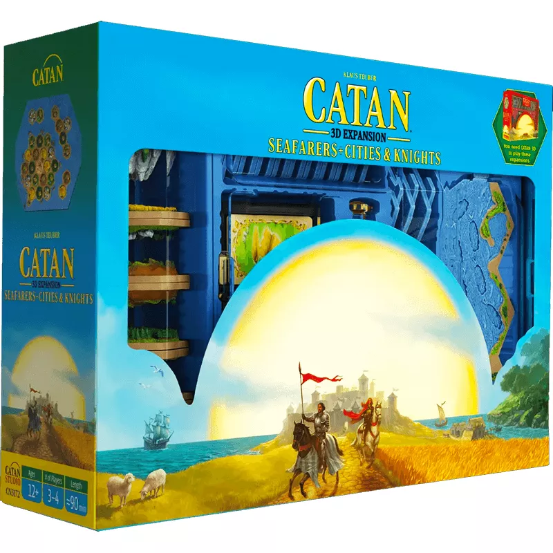 CATAN 3D Collector's Edition Seafarers + Cities & Knights | Catan Studio | Familien-Brettspiel | En